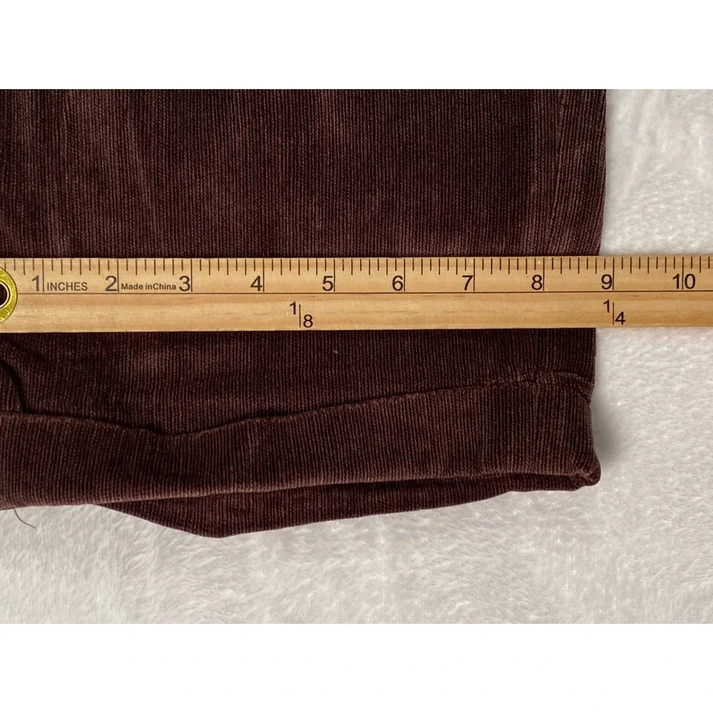 Bigsby & Kruthers Mens‎ 36x31 Brown Corduroy Pleated Cuffed Pants Made in Canada